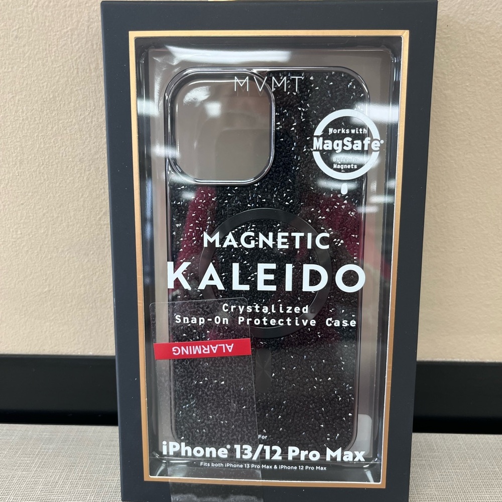 MVMT Black Protective Case for iPhone 12/13 Pro Max with Drop Protection
